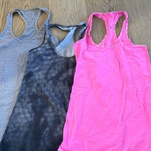 Lululemon workout shirts selling as a pack, 3 for $20